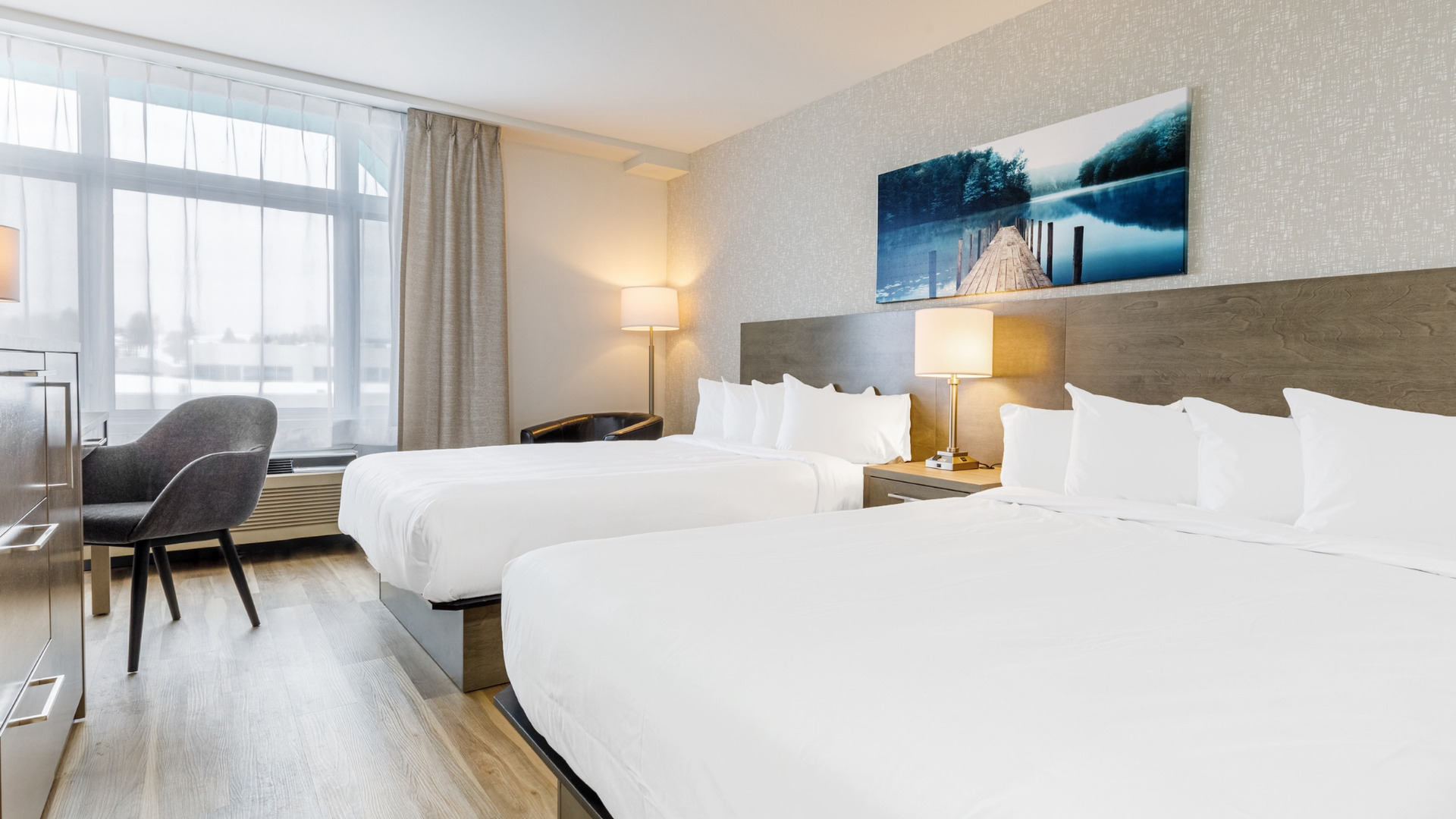 Des chambres conçues pour le confort et la fonctionnalité
